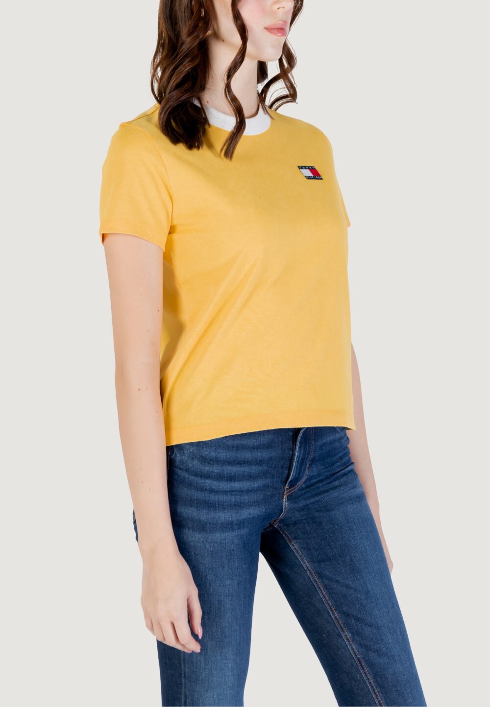 T-shirt Tommy Hilfiger SAILING TEE Giallo - Foto 2
