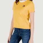 T-shirt Tommy Hilfiger SAILING TEE Giallo - Foto 3