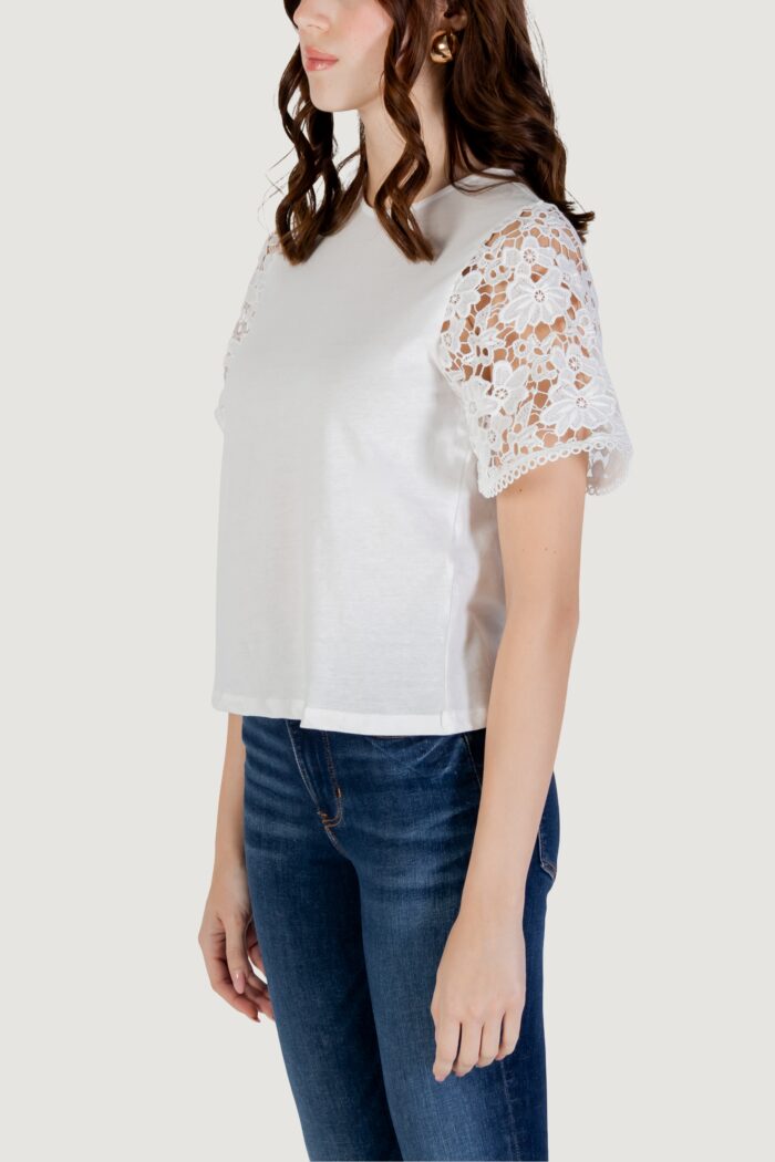 T-shirt Vero Moda Vmpanna 2/4 Top Jrs Bianco – 10329679