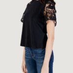 T-shirt Vero Moda Vmpanna 2/4 Top Jrs Nero - Foto 2