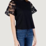 T-shirt Vero Moda Vmpanna 2/4 Top Jrs Nero - Foto 3