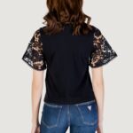 T-shirt Vero Moda Vmpanna 2/4 Top Jrs Nero - Foto 4
