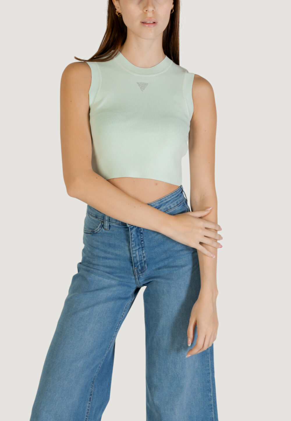 Top Guess ALEXIA TANK TOP Menta - Foto 1