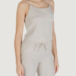 Top Only Onlthalia Life Strap String Singlet Wvn Beige chiaro - Foto 4