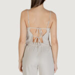 Top Only Onlthalia Life Strap String Singlet Wvn Beige chiaro - Foto 5