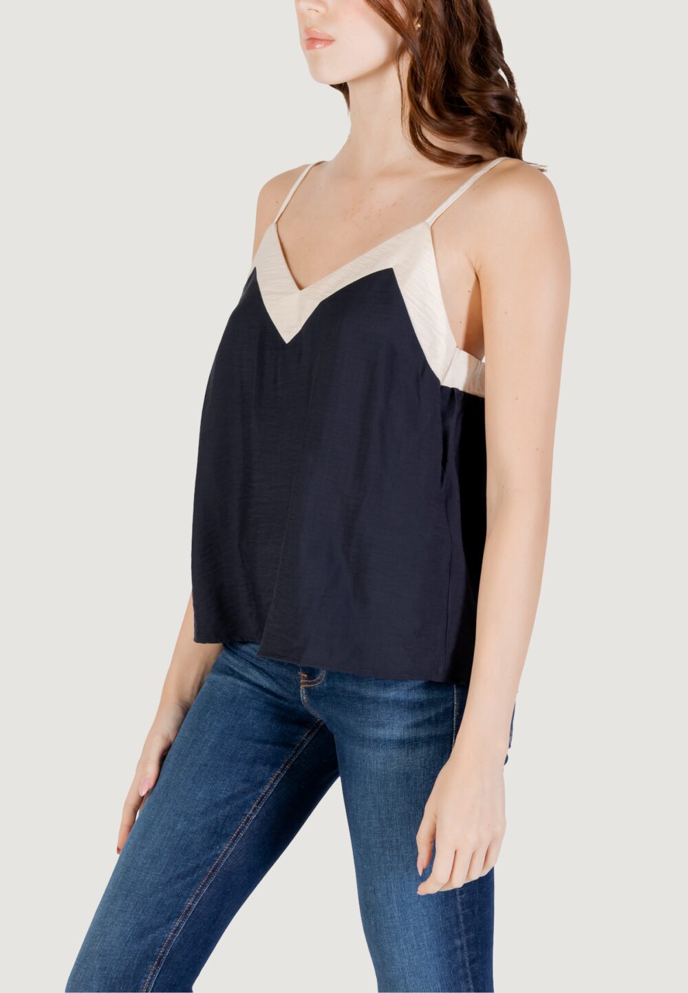 Top Vero Moda Vmdenise Singlet Top Wvn Btq Ga Nero - Foto 2
