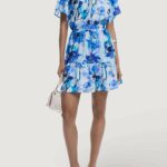 Vestito corto Desigual REPRIS VEST LANDI Azzurro - Foto 1