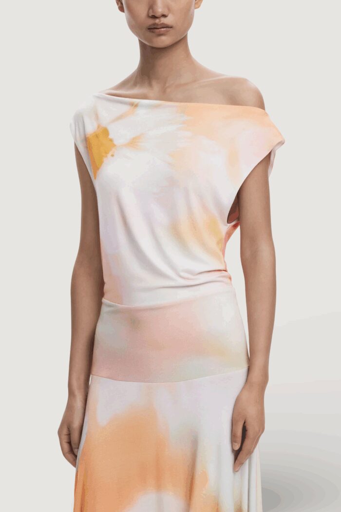 Vestito lungo Desigual REPRIS VEST ECLIPSE Arancione – 25WWVKX5