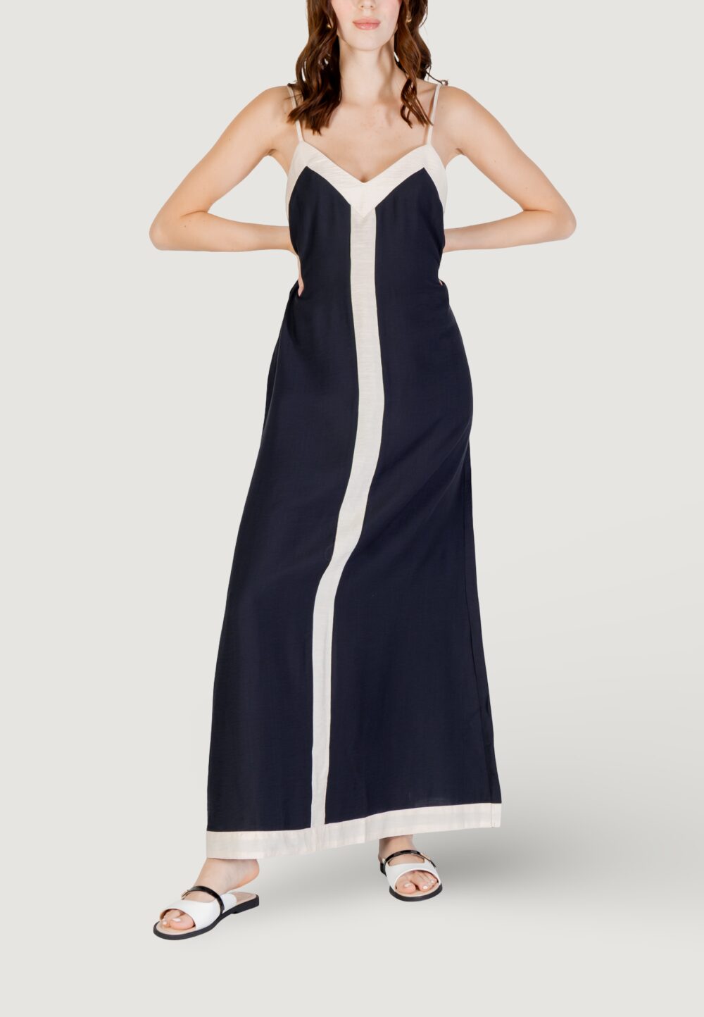 Vestito lungo Vero Moda Vmdenise Singlet Ankle Wvn Btq Ga Nero - Foto 1