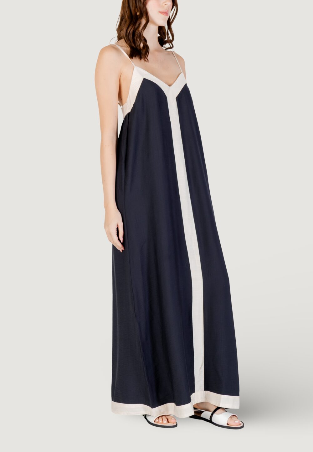 Vestito lungo Vero Moda Vmdenise Singlet Ankle Wvn Btq Ga Nero - Foto 3