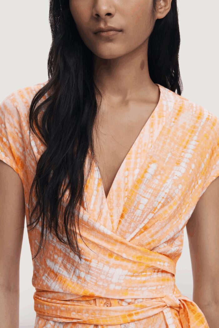 Vestito midi Desigual VEST TYEDYE NARANJA Arancione – 25WWVWX5