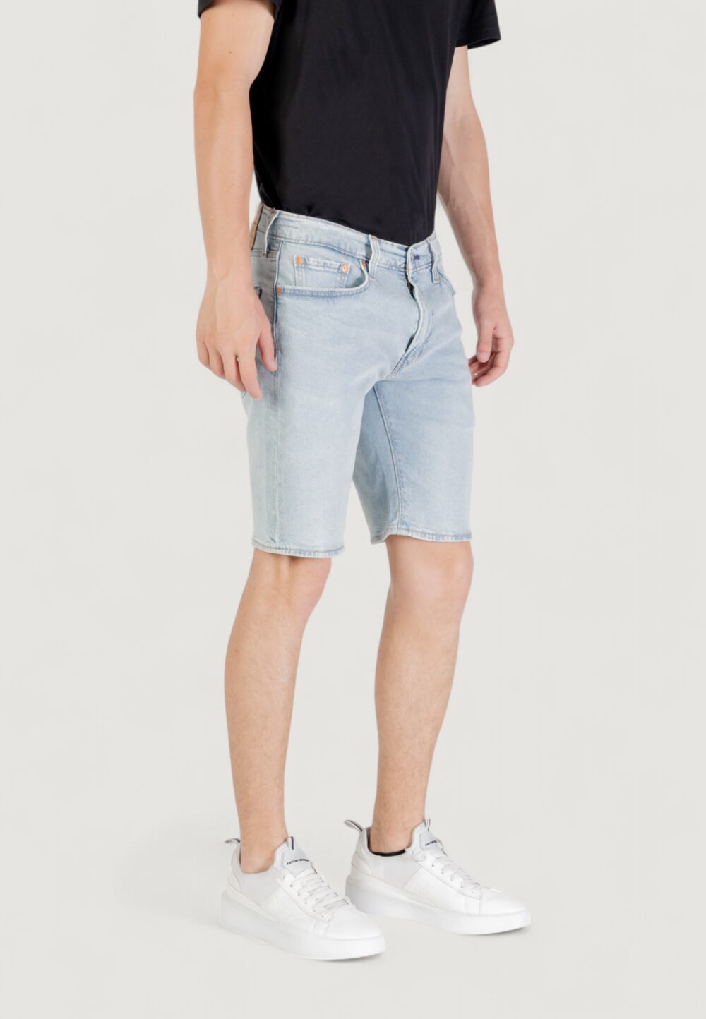 Bermuda Levi's® 405 STANDARD SHORTS FIRST NAME Denim chiaro - Foto 3