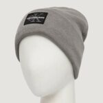 Berretto Calvin Klein Jeans MONO LOGO PATCH BEANIE WARM Grigio - Foto 4