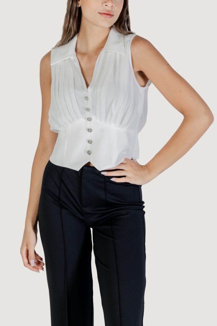 Blusa manica corta Morgan De Toi  Bianco – 242-OPLI