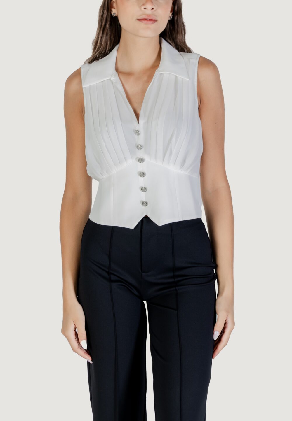 Blusa manica corta Morgan De Toi  Bianco - Foto 2
