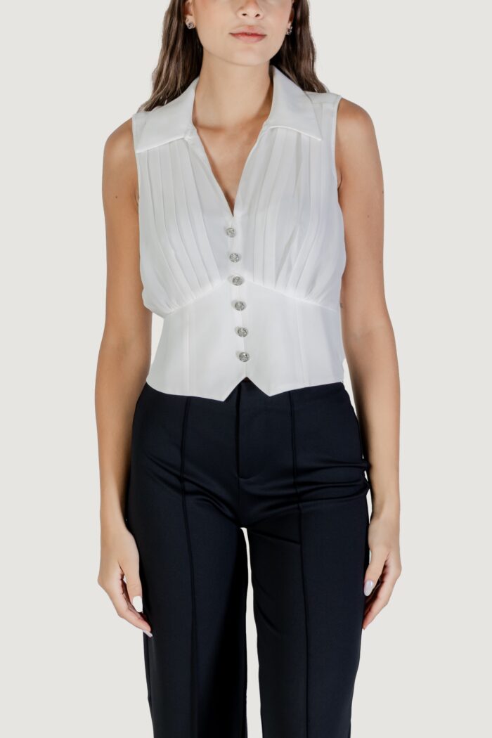 Blusa manica corta Morgan De Toi  Bianco – 242-OPLI