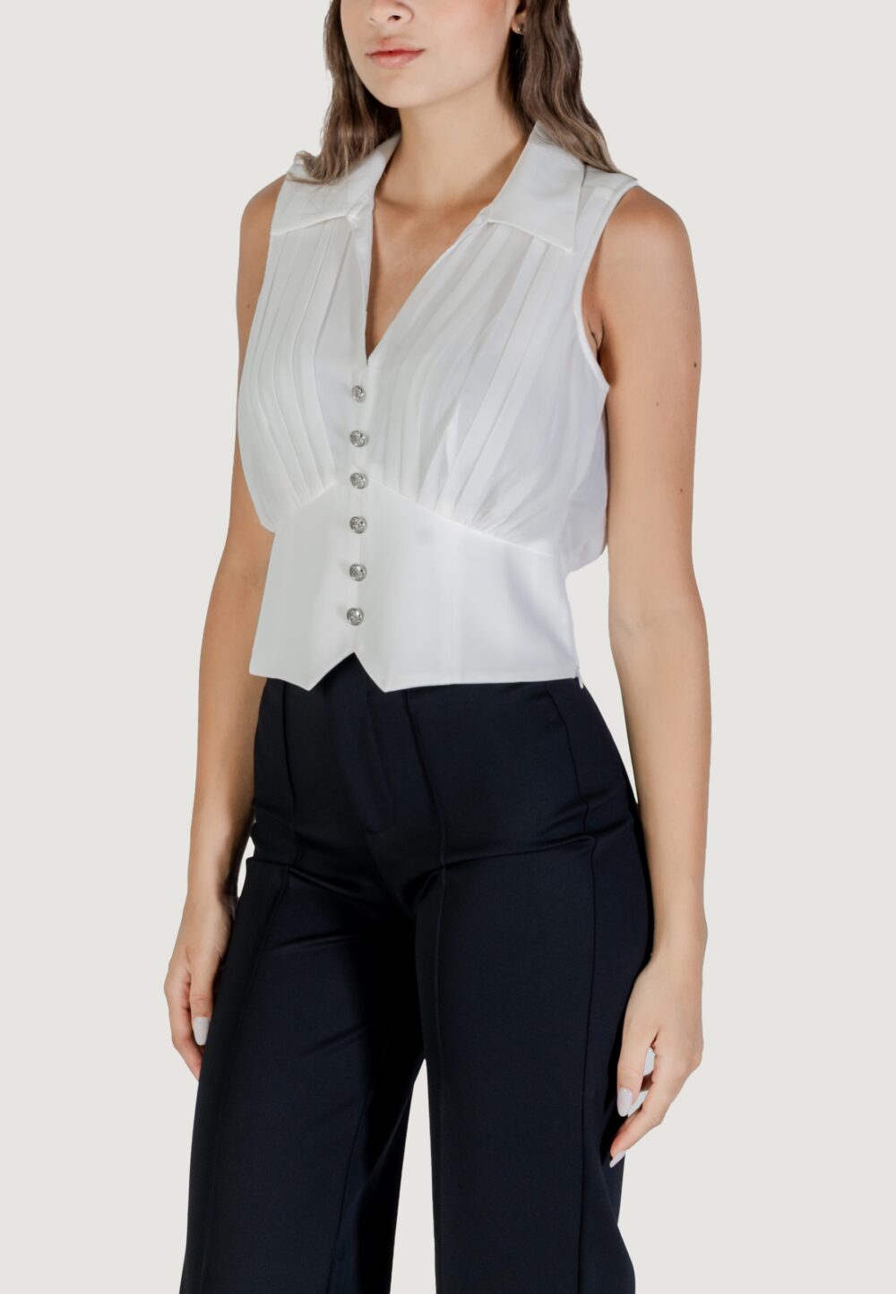 Blusa manica corta Morgan De Toi  Bianco - Foto 3