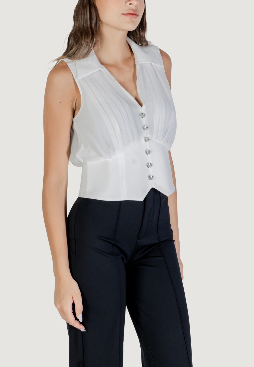 Blusa manica corta Morgan De Toi  Bianco - Foto 4