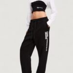 Bluse manica lunga Karl Lagerfeld Jeans KLJ BLOCKED POPLIN BLOUSE Black-White - Foto 3