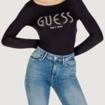 Body Guess LS NEVA HOTFIX LOGO BODY Nero - Foto 1
