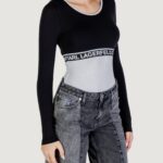 Body Karl Lagerfeld Jeans KLJ BLOCKED BODY Black-White - Foto 3
