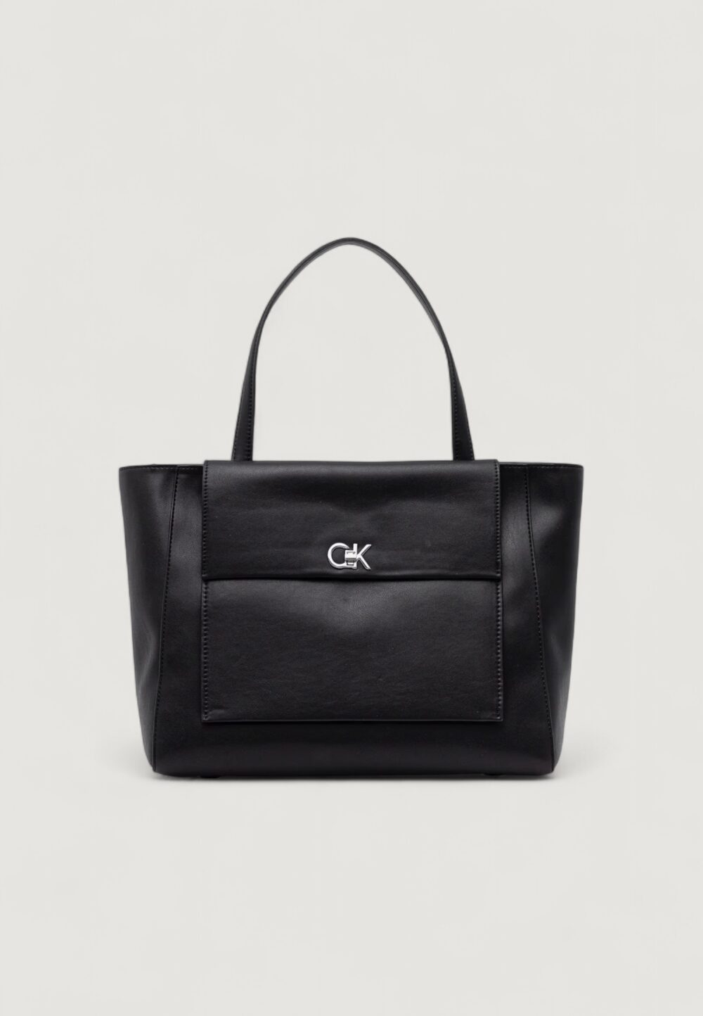 Borsa Calvin Klein CK RE-LOCK MEDIUM SHOPPER Nero - Foto 1