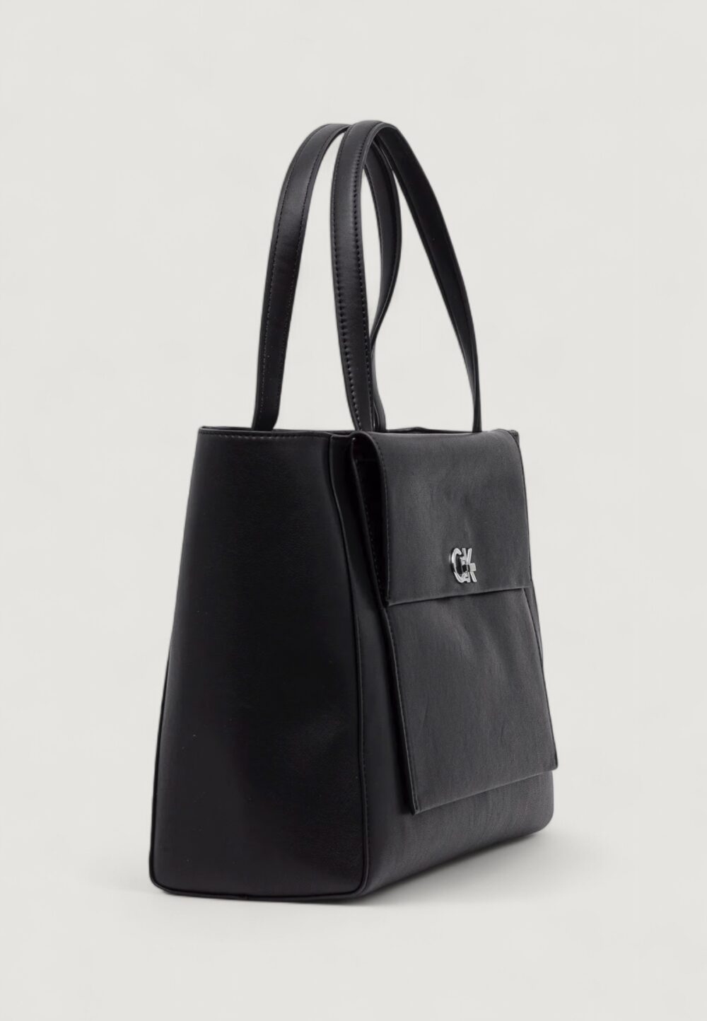 Borsa Calvin Klein CK RE-LOCK MEDIUM SHOPPER Nero - Foto 2