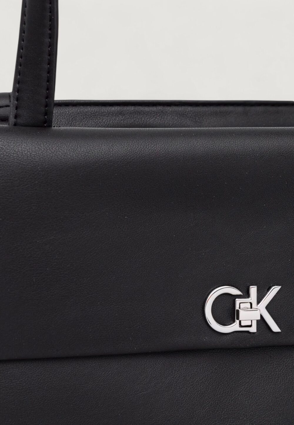 Borsa Calvin Klein CK RE-LOCK MEDIUM SHOPPER Nero - Foto 4