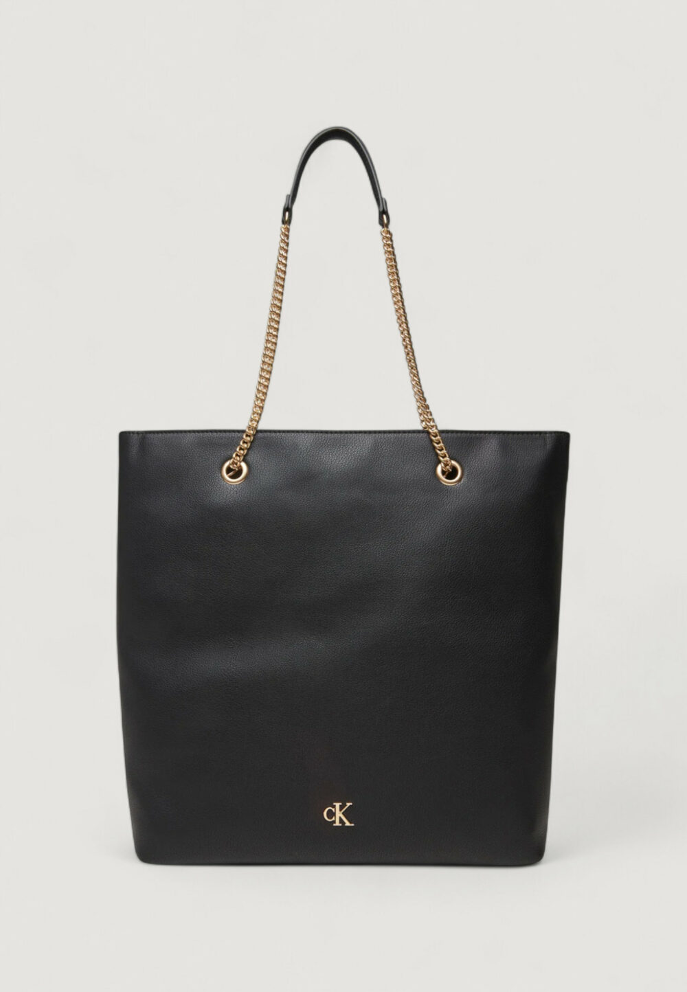 Borsa Calvin Klein MINIMAL MONOGRAM CHAIN TOTE Nero - Foto 1