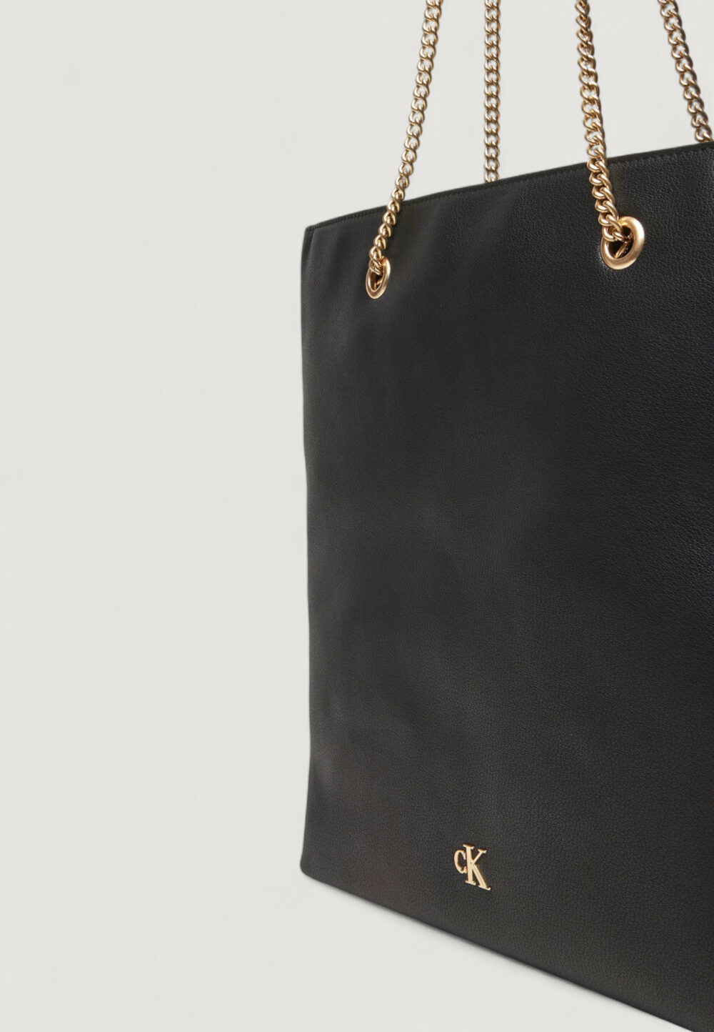 Borsa Calvin Klein MINIMAL MONOGRAM CHAIN TOTE Nero - Foto 2