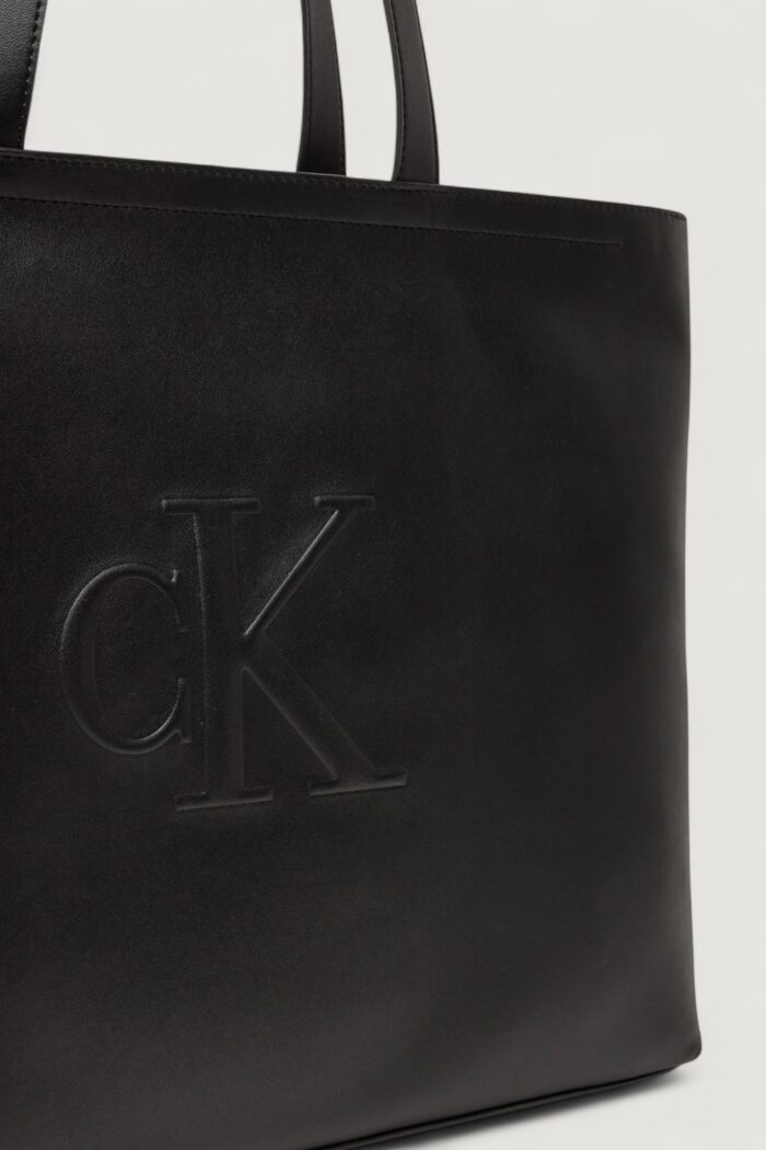 Borsa Calvin Klein SCULPTED SLIM TOTE Nero – LV04K3070G