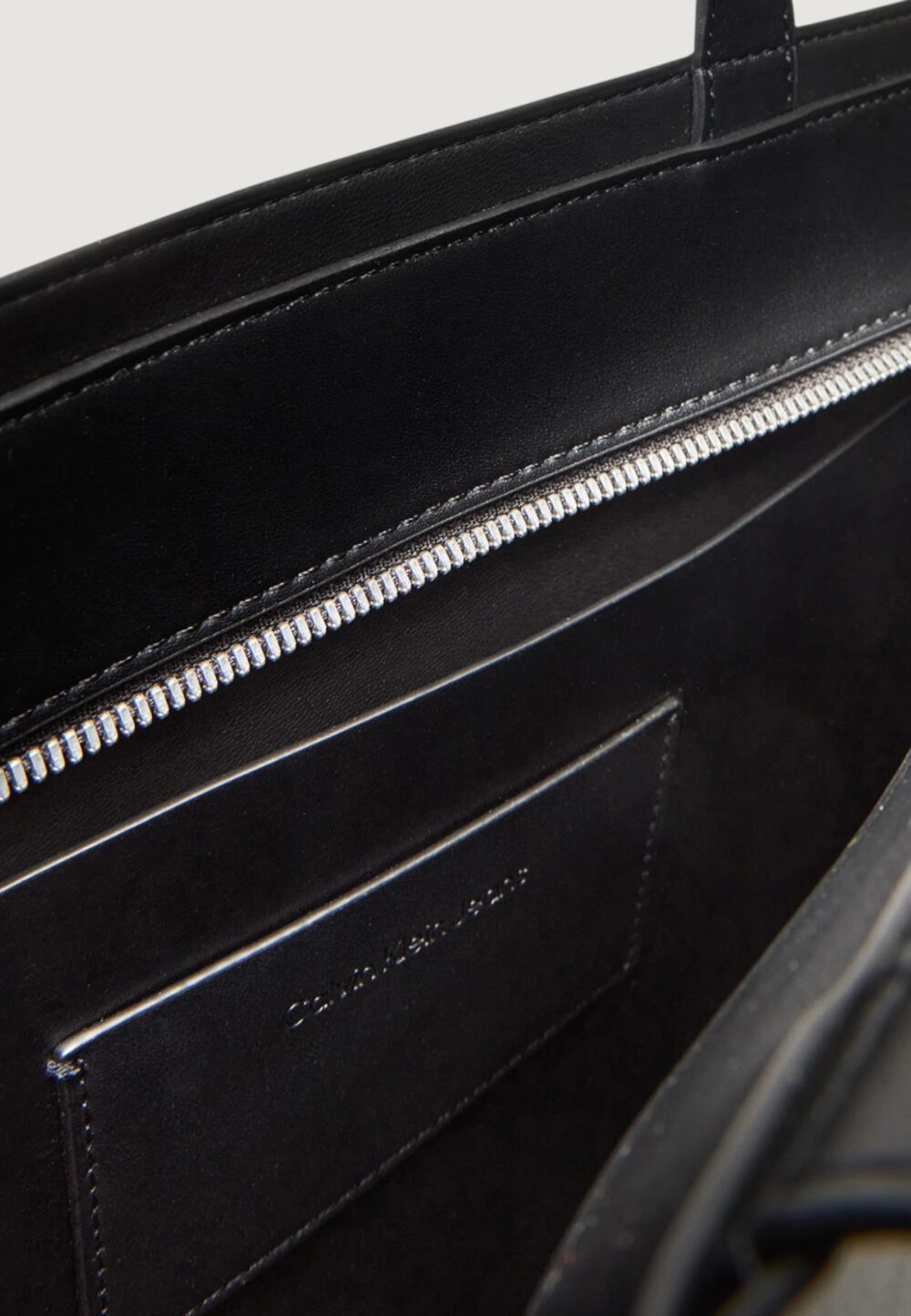 Borsa Calvin Klein SCULPTED SLIM TOTE Nero - Foto 4