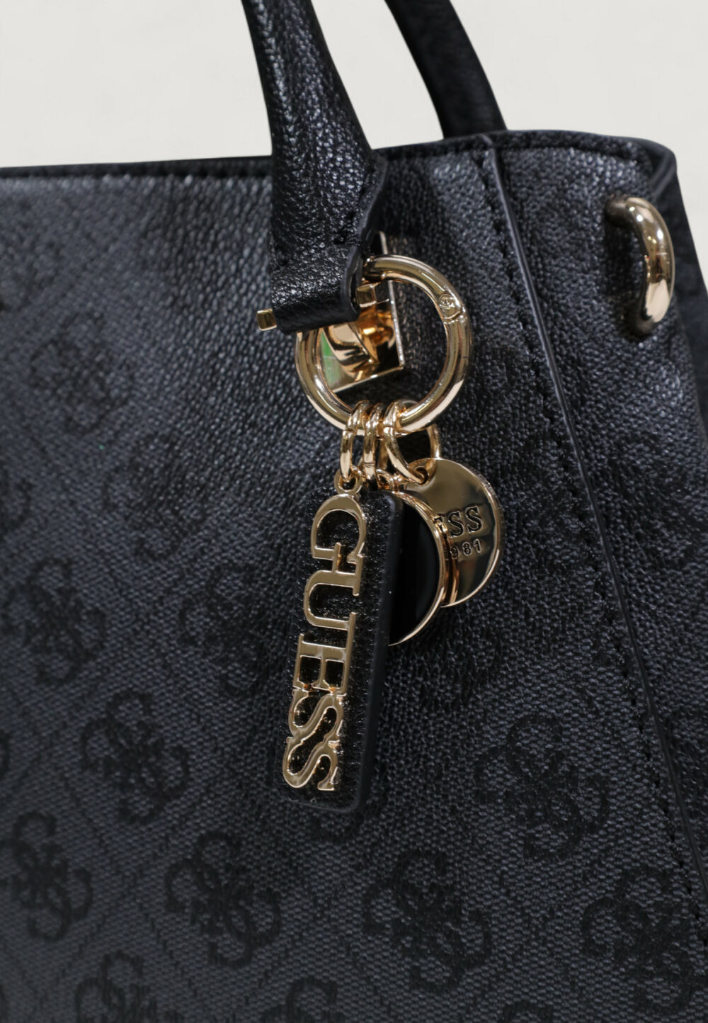 Borsa Guess NOELLE II LUXURY SATCHEL Antracite - Foto 5