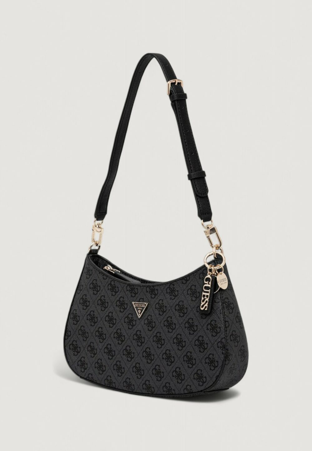 Borsa Guess NOELLE II TOP ZIP SHOULDER BAG Antracite - Foto 2