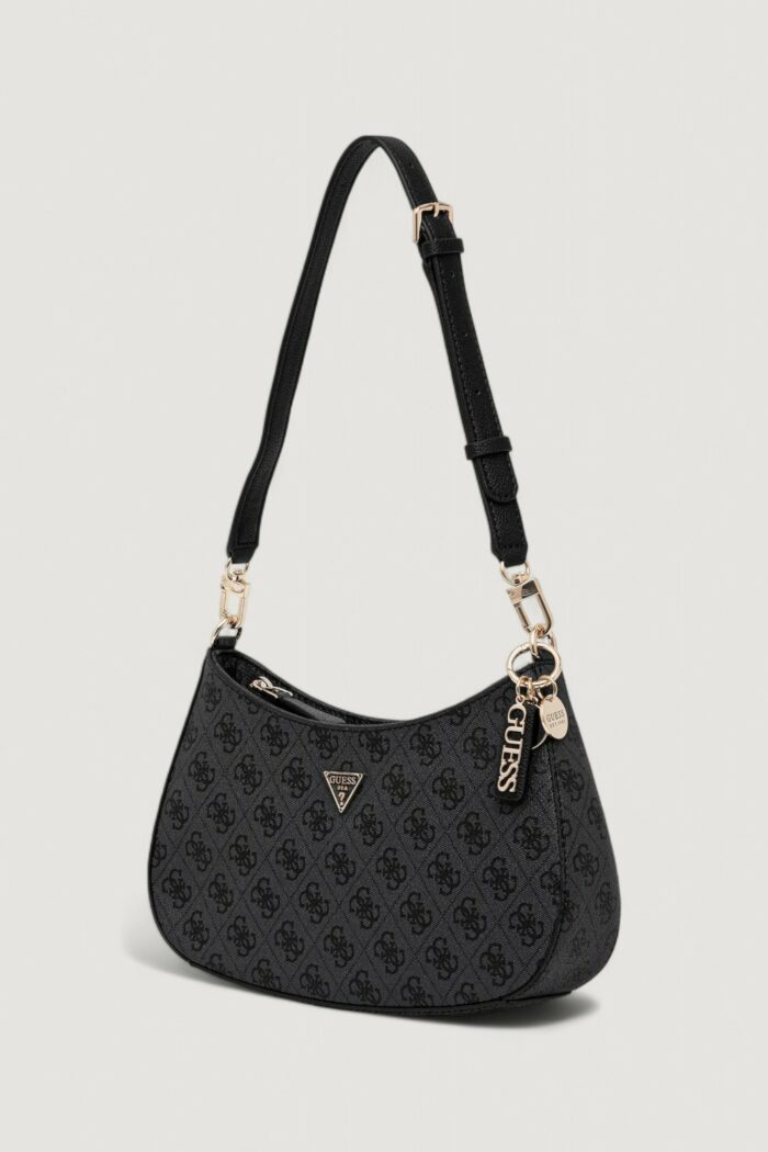 Borsa Guess NOELLE II TOP ZIP SHOULDER BAG Antracite – HWBG96 72180