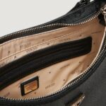 Borsa Guess NOELLE II TOP ZIP SHOULDER BAG Antracite - Foto 5