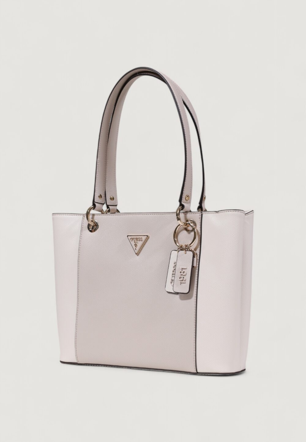 Borsa Guess NOELLE II TOTE Bianco - Grigio - Foto 3