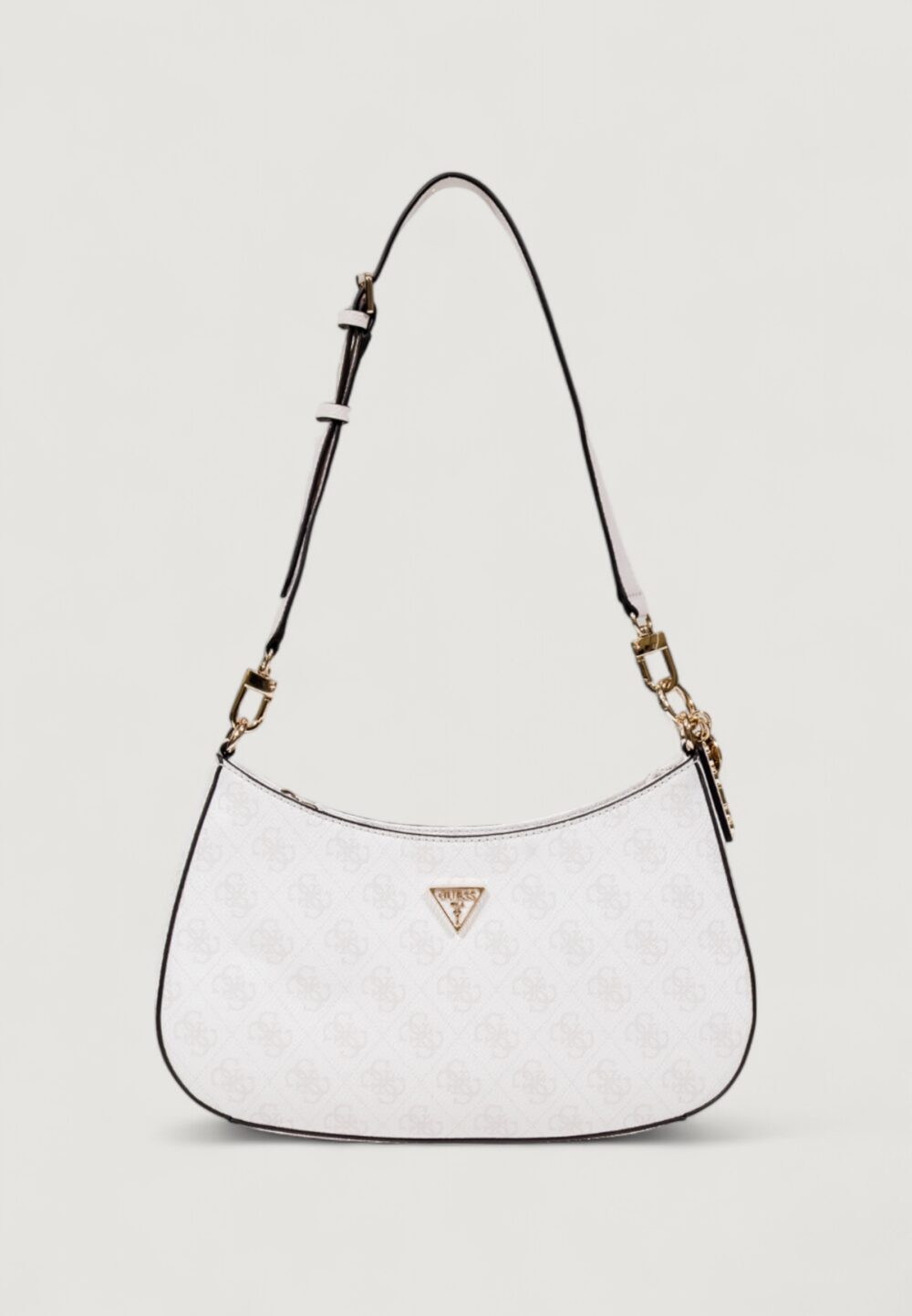 Borsa Guess NOELLE II TOP ZIP SHOULDER BAG Bianco - Foto 1