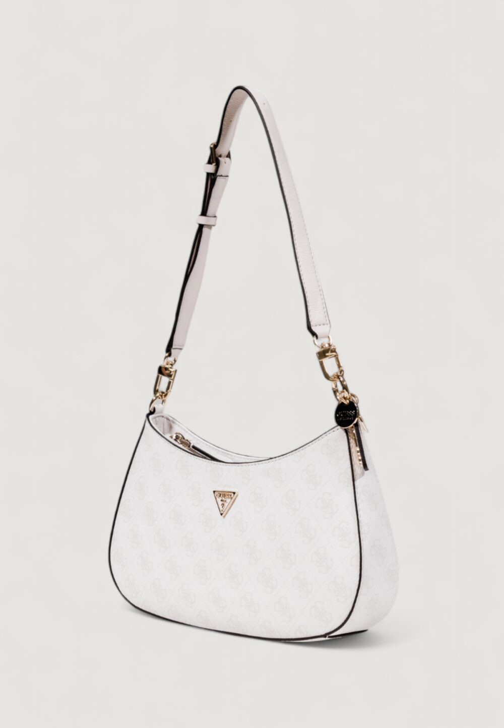 Borsa Guess NOELLE II TOP ZIP SHOULDER BAG Bianco - Foto 3