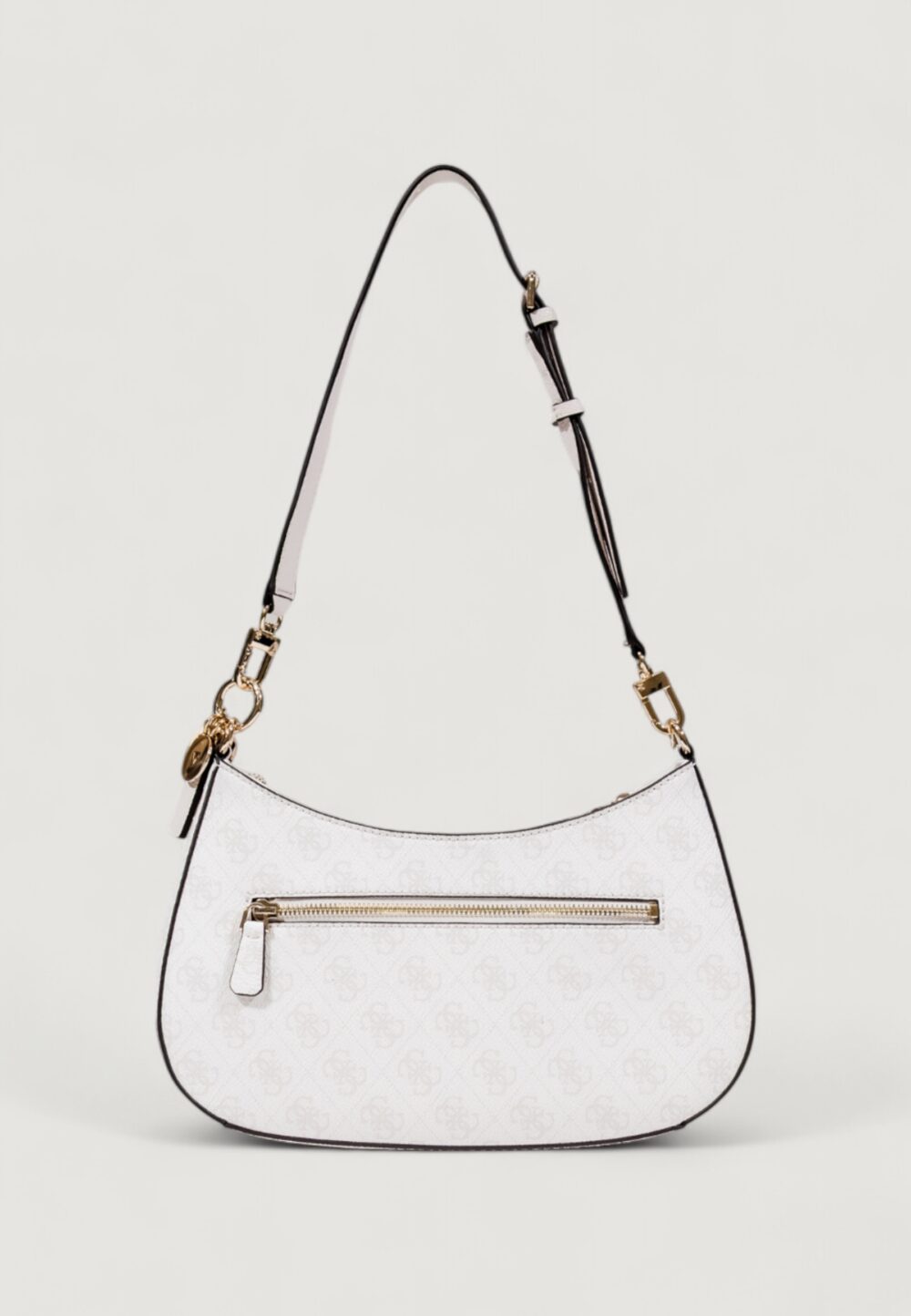 Borsa Guess NOELLE II TOP ZIP SHOULDER BAG Bianco - Foto 5