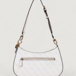 Borsa Guess NOELLE II TOP ZIP SHOULDER BAG Bianco - Foto 5