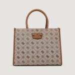 Borsa Guess NEDA 2 COMP TOTE Latte - Foto 3