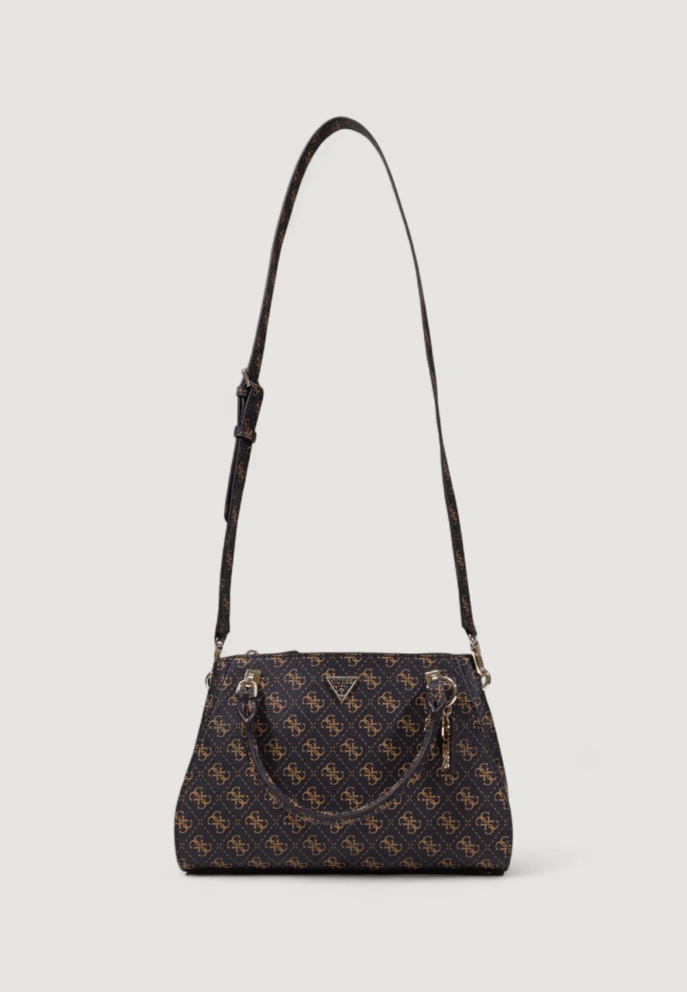 Borsa Guess NOELLE II LUXURY SATCHEL Marrone - Foto 1