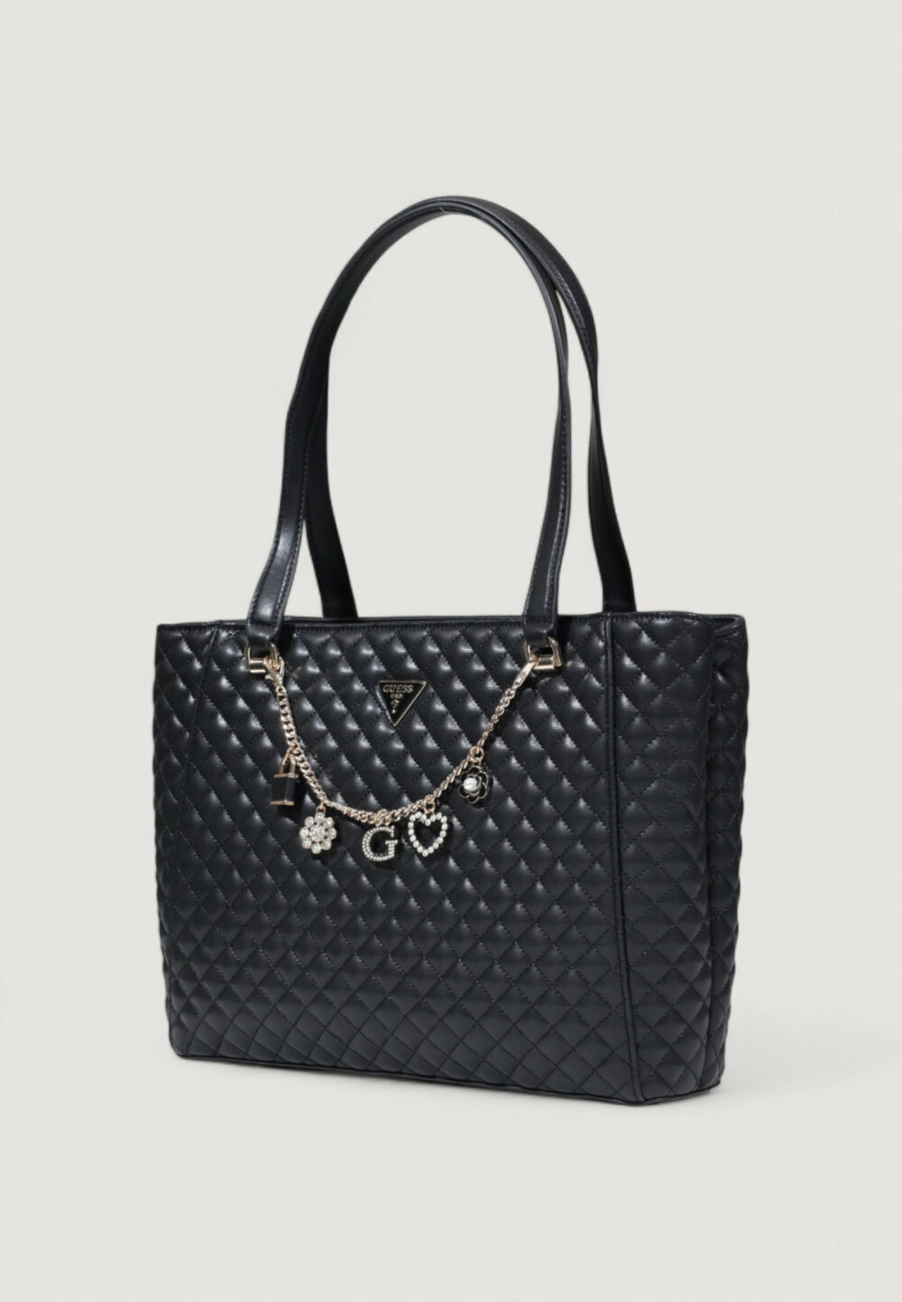 Borsa Guess EVERLEE NOEL TOTE Nero - Foto 3