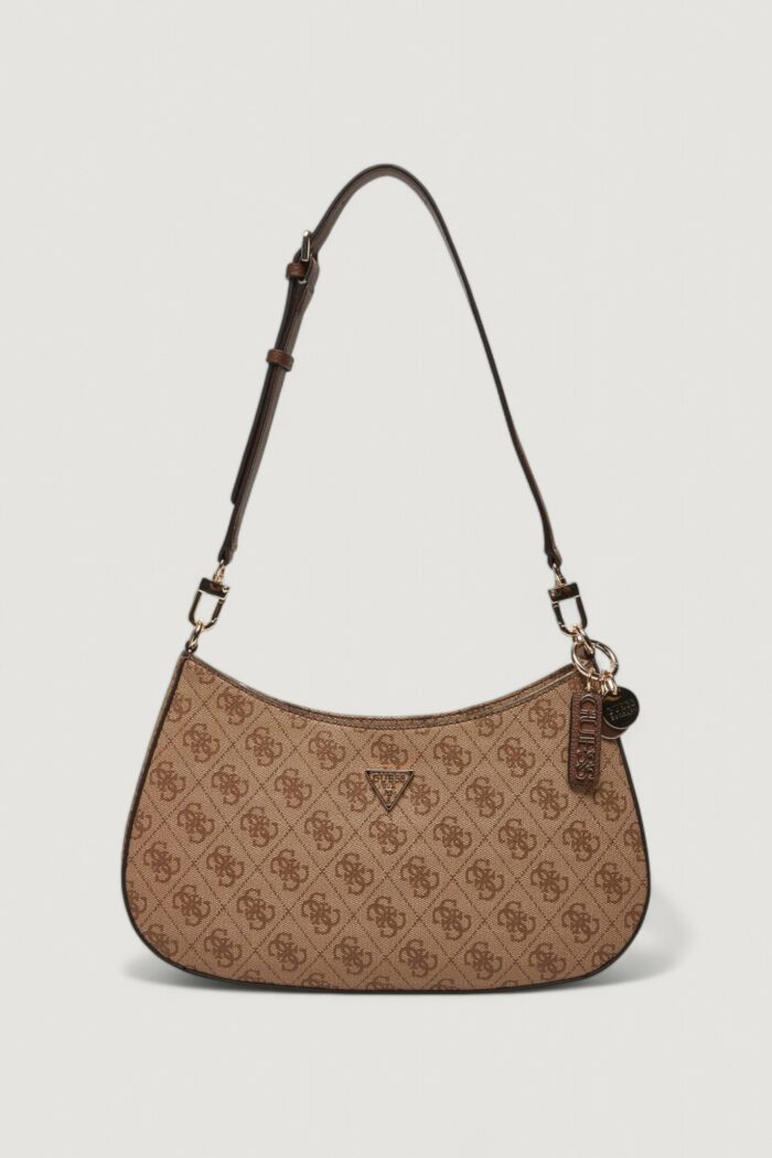 Borsa Guess NOELLE II TOP ZIP SHOULDER BAG Panna – HWBG96 72180
