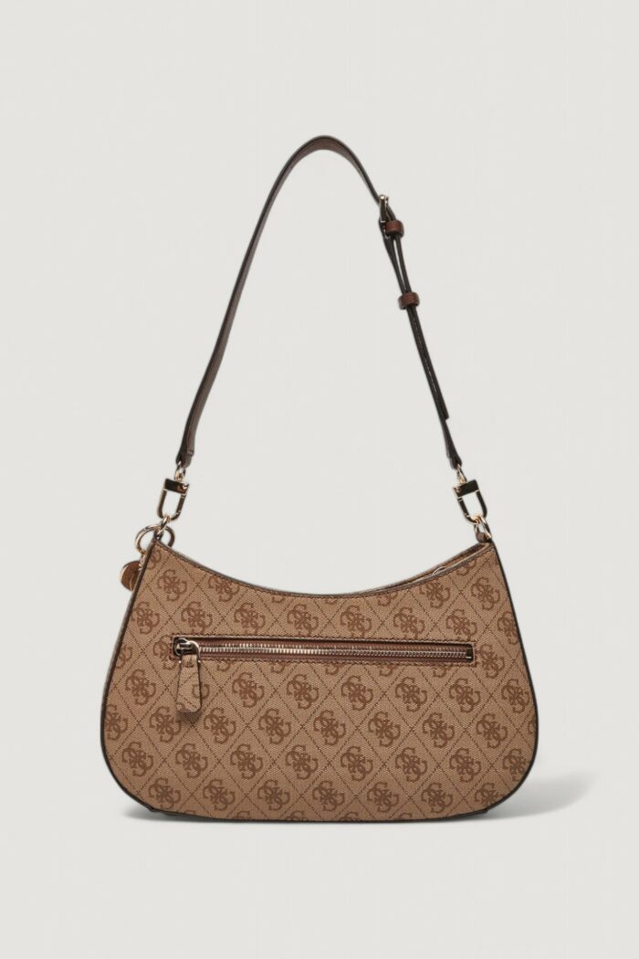 Borsa Guess NOELLE II TOP ZIP SHOULDER BAG Panna – HWBG96 72180