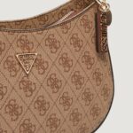 Borsa Guess NOELLE II TOP ZIP SHOULDER BAG Panna - Foto 4