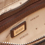 Borsa Guess NOELLE II TOP ZIP SHOULDER BAG Panna - Foto 5
