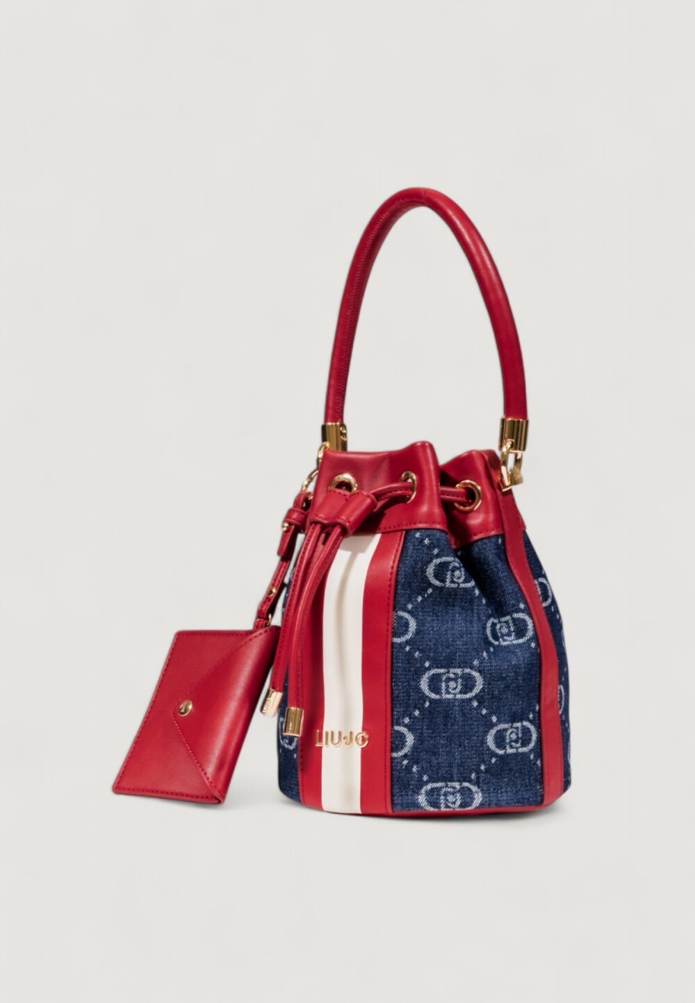 Borsa Liu-Jo S BUCKET Blue Denim - Foto 4