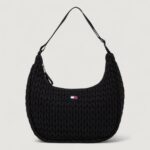 Borsa Tommy Hilfiger TJW URBAN LARGE QUILTED X-BODY Nero - Foto 1